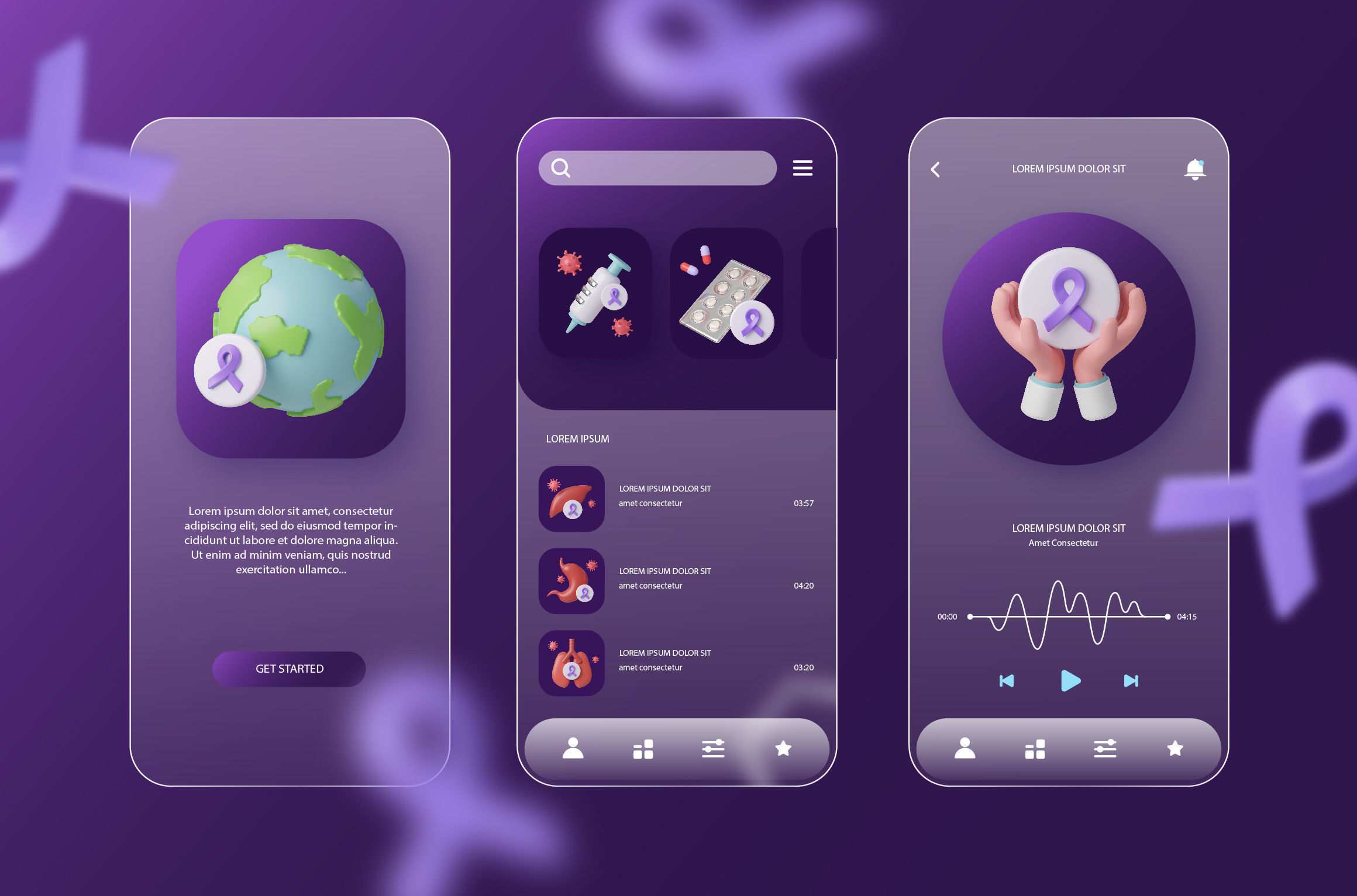 Cancer 3D Icon 3D Illustration 3D model  3D model_2