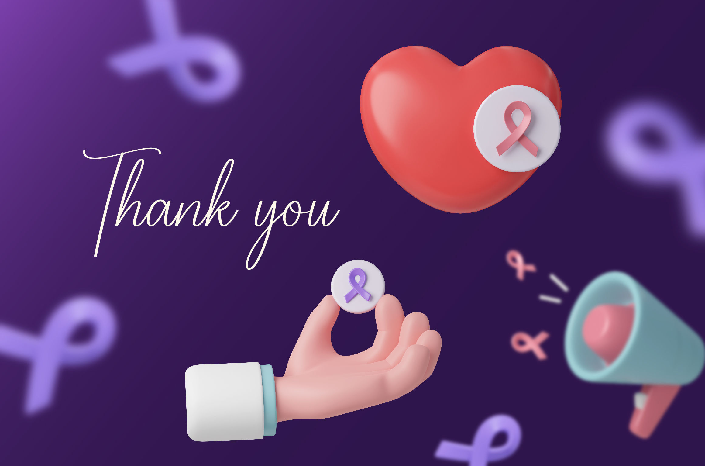 Cancer 3D Icon 3D Illustration 3D model  3D model_6