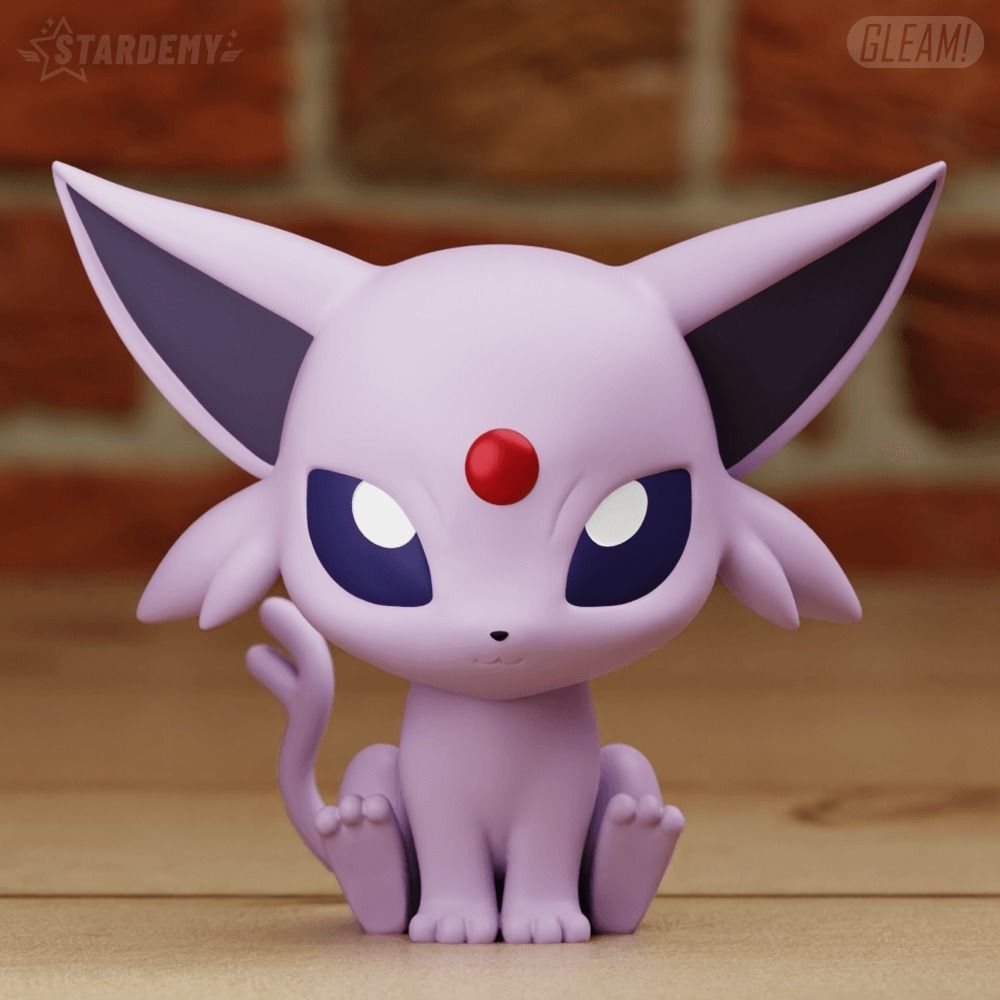 Espeon Chibi Fanart 2 models Cute 3D print model_1