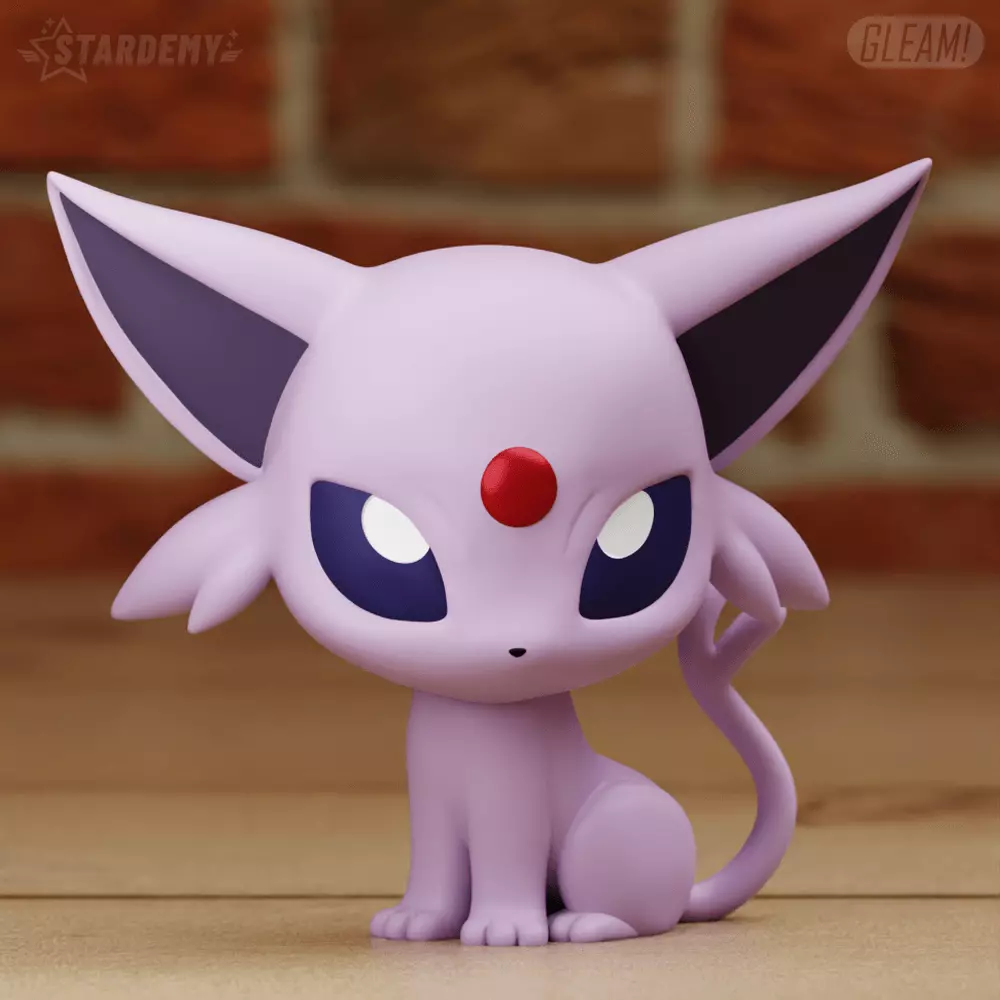 Espeon Chibi Fanart 2 models Cute 3D print model_0