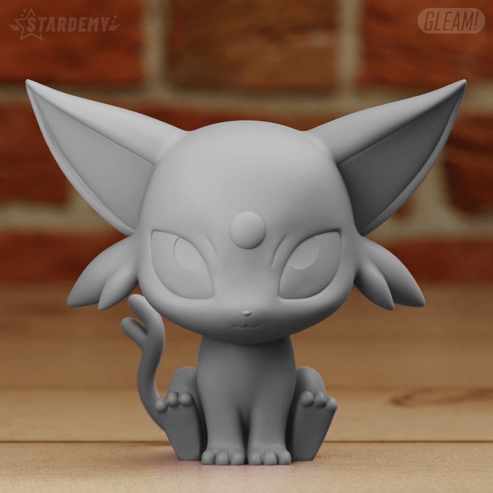 Espeon Chibi Fanart 2 models Cute 3D print model_7