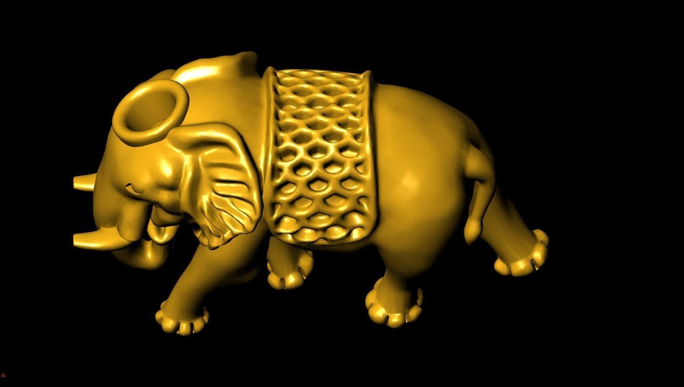 Elephant Artwork-53 3D print model_1