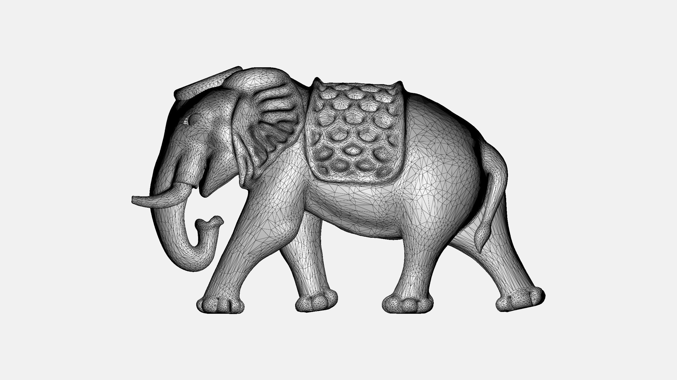 Elephant Artwork-53 3D print model_3
