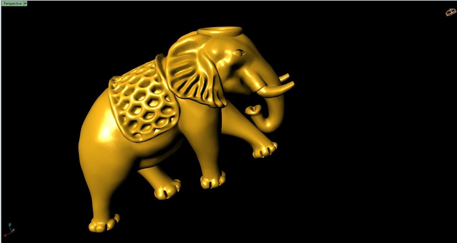 Elephant Artwork-53 3D print model_12