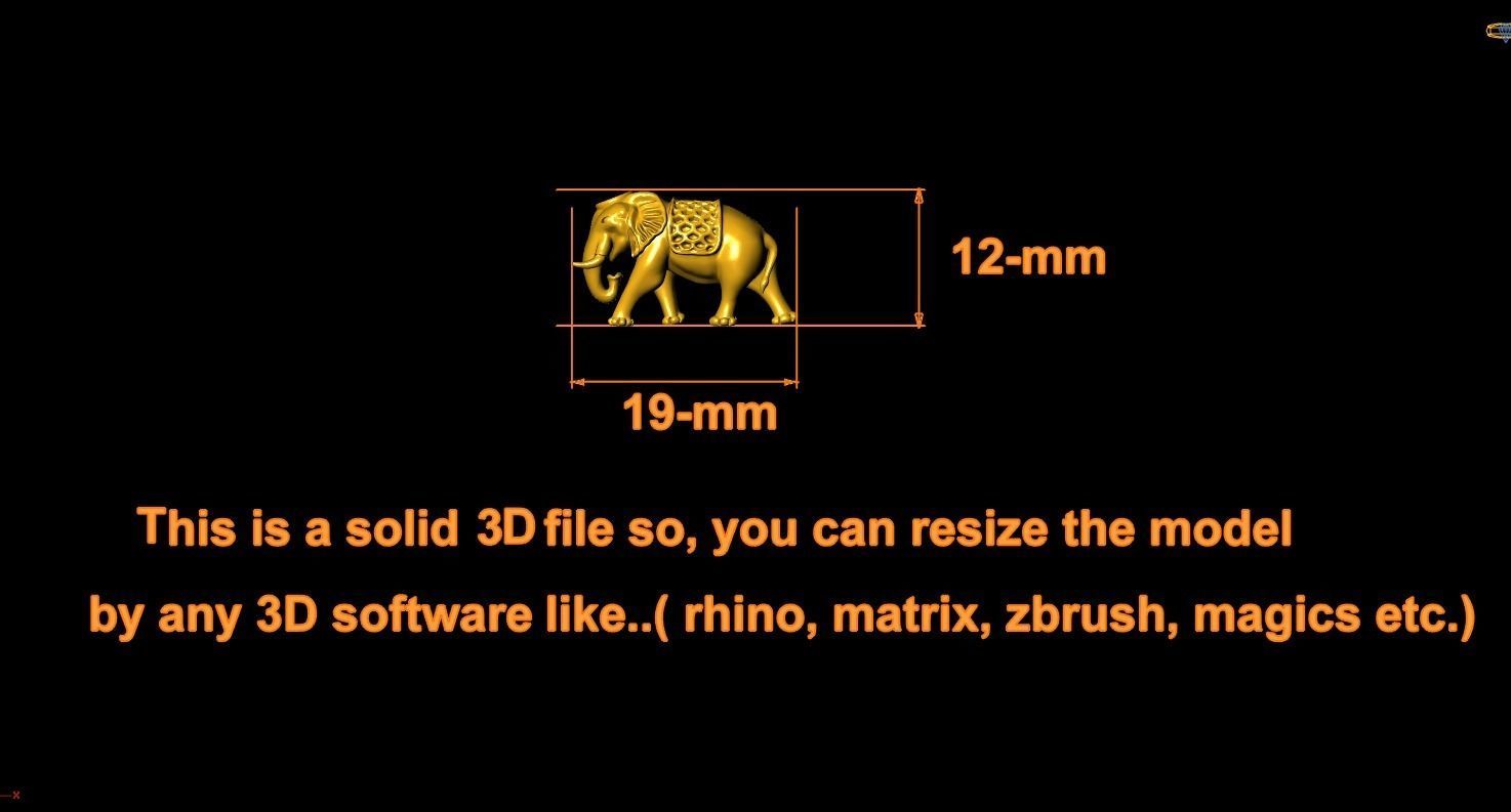 Elephant Artwork-53 3D print model_6