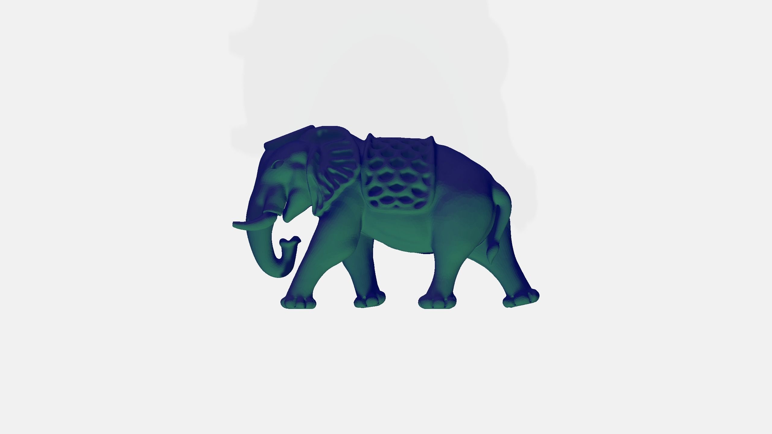 Elephant Artwork-53 3D print model_4