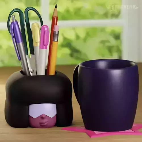 Garnet Pen Holder Decor Set Steven Universe 3D print model