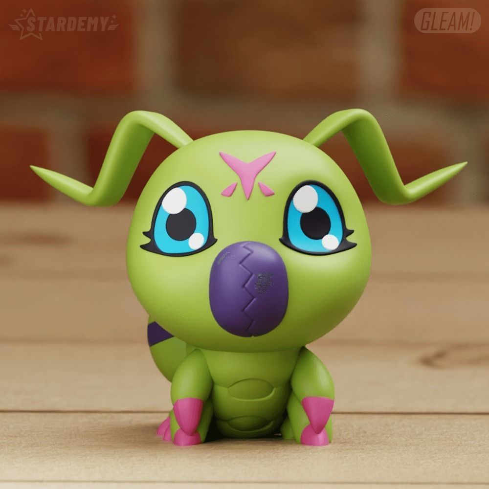 Wormmon Chibi 2 models Fanart 3D print model_4