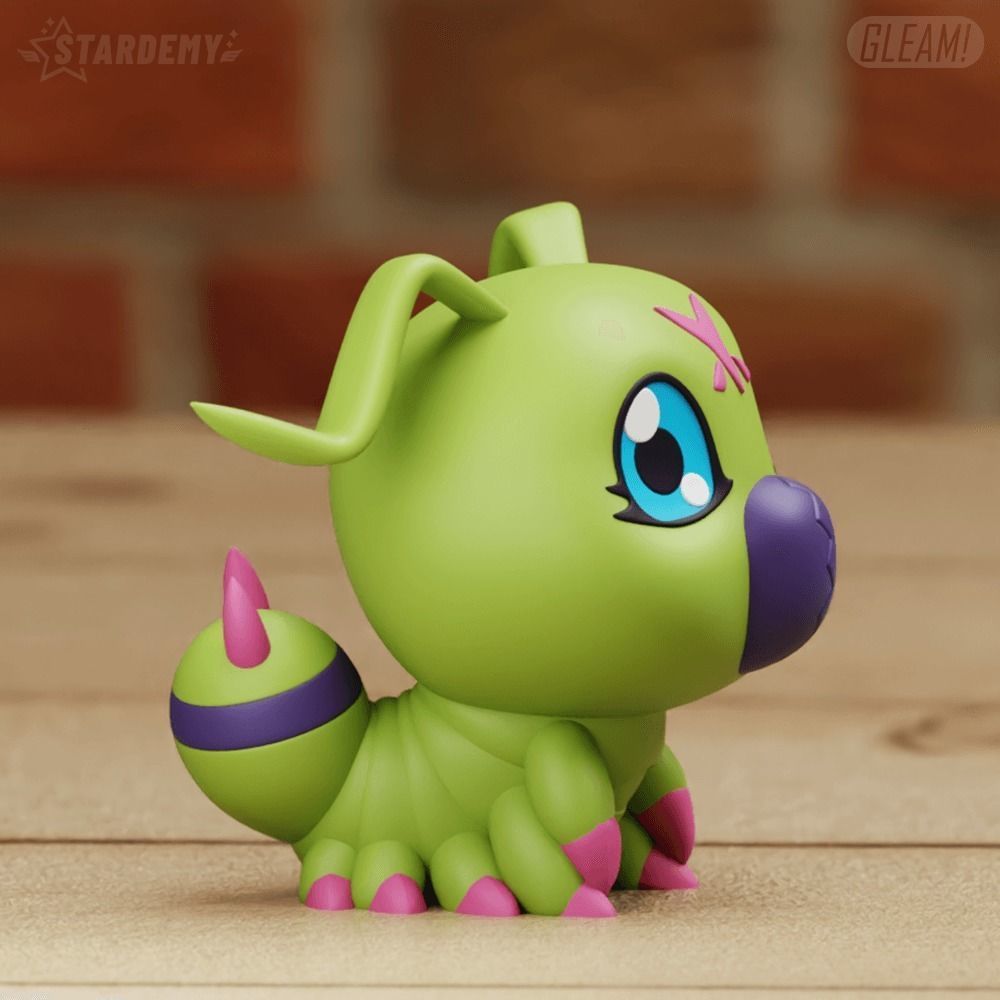 Wormmon Chibi 2 models Fanart 3D print model_3
