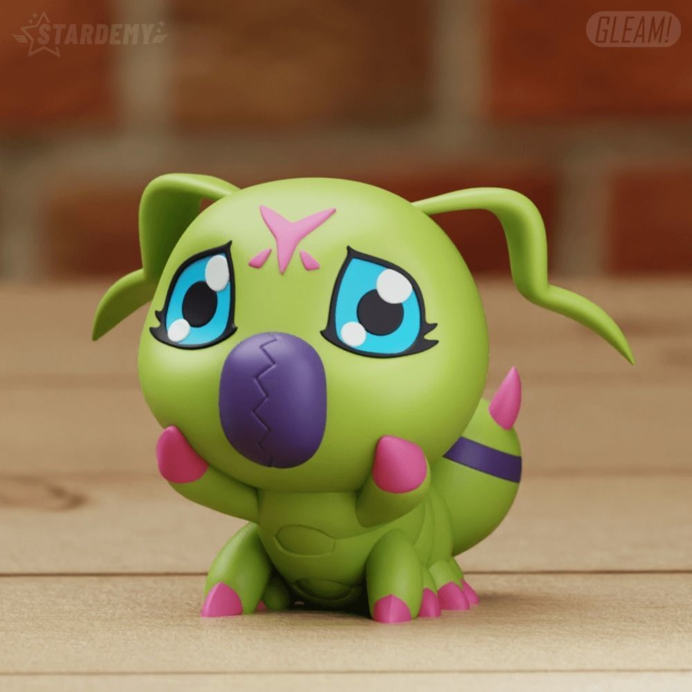 Wormmon Chibi 2 models Fanart 3D print model_1