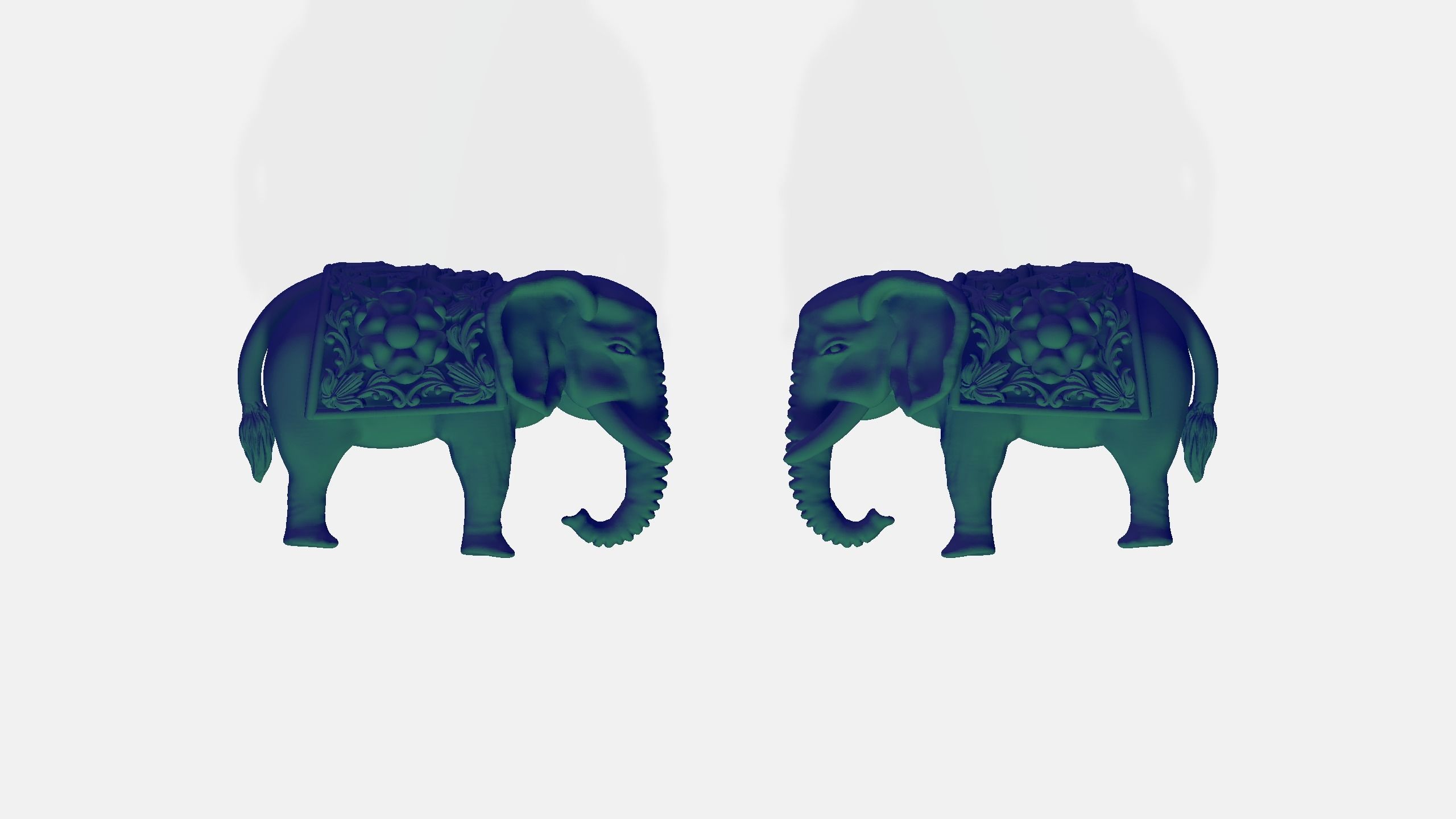 Elephant Artwork-54 3D print model_2
