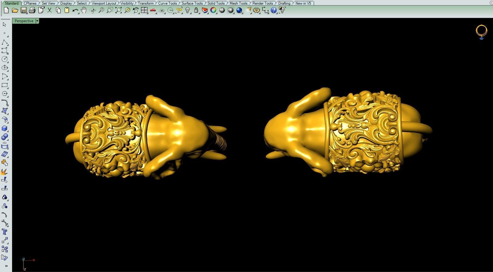 Elephant Artwork-54 3D print model_3