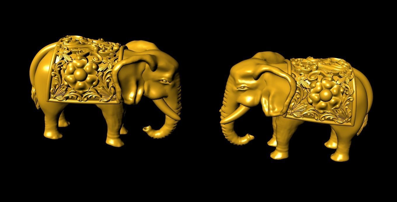 Elephant Artwork-54 3D print model_8