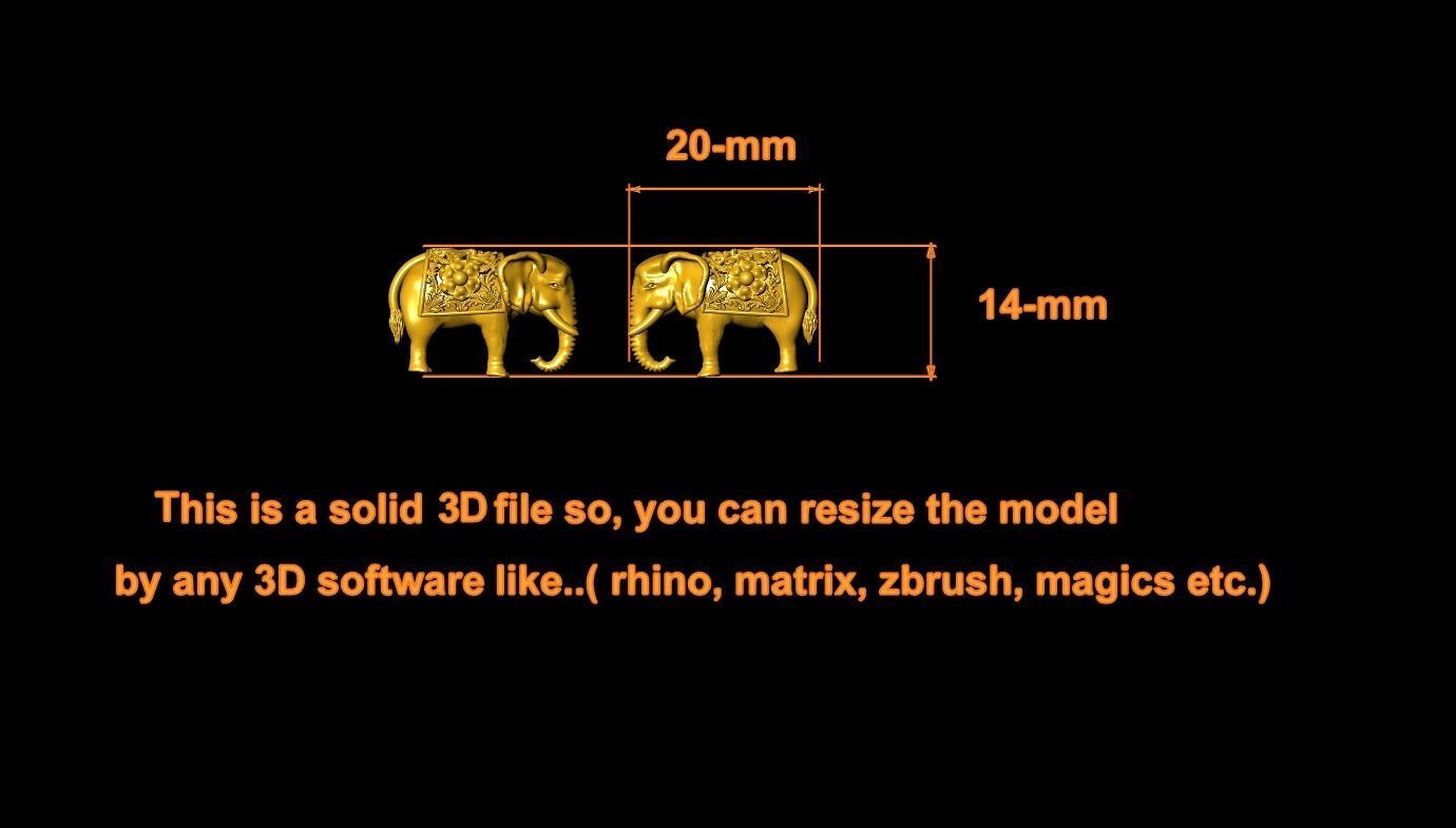 Elephant Artwork-54 3D print model_4