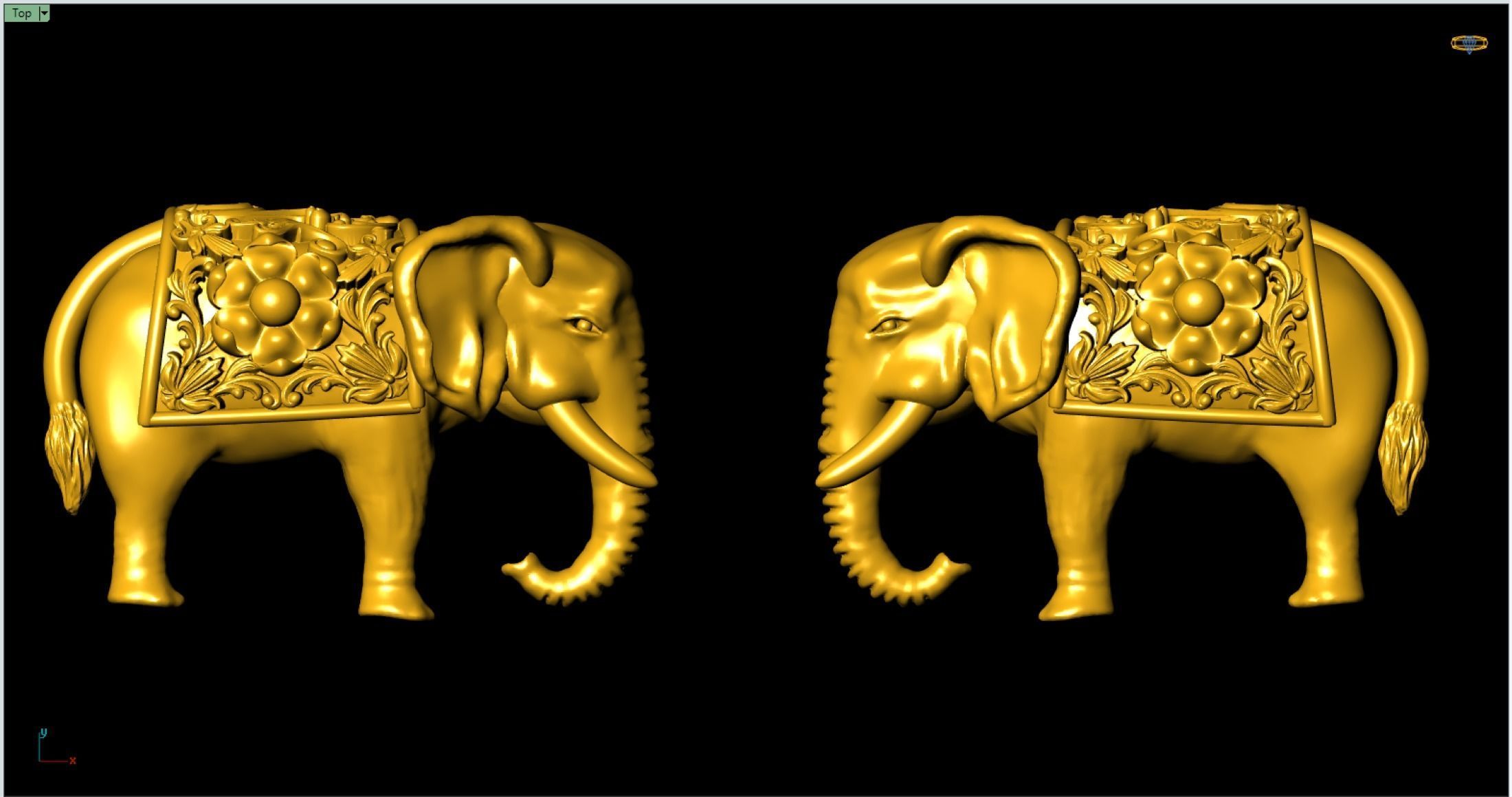 Elephant Artwork-54 3D print model_6