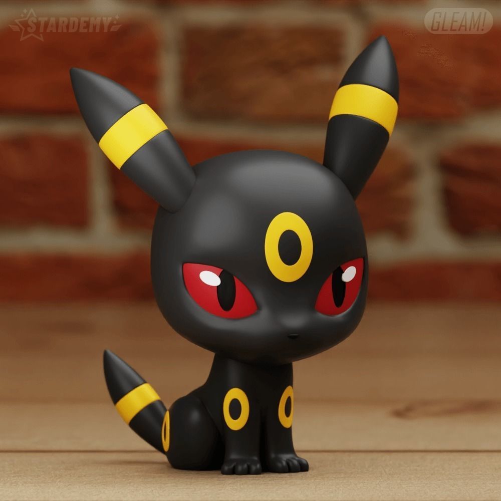 Umbreon Chibi Fanart 2 Models 3D print model_9