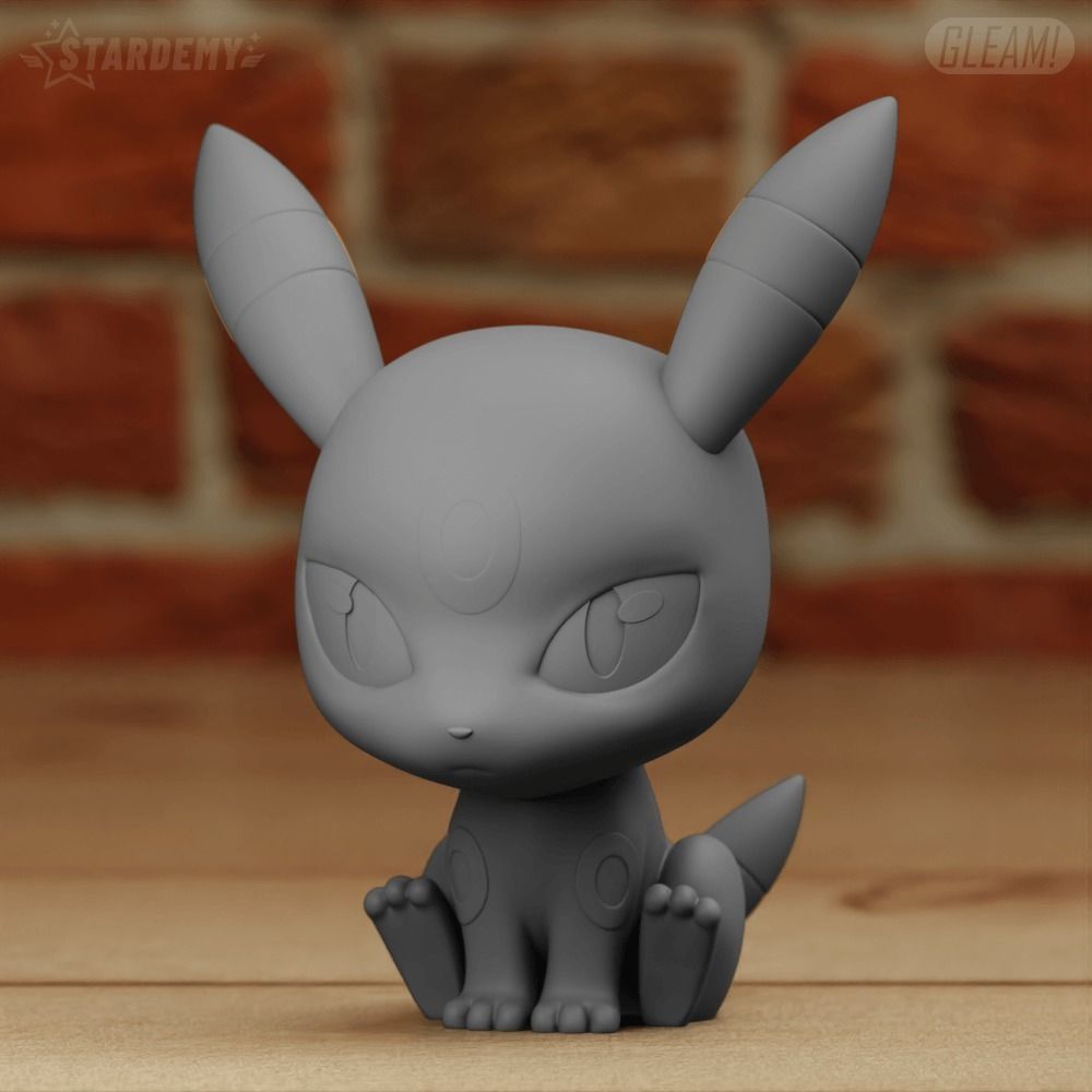 Umbreon Chibi Fanart 2 Models 3D print model_7