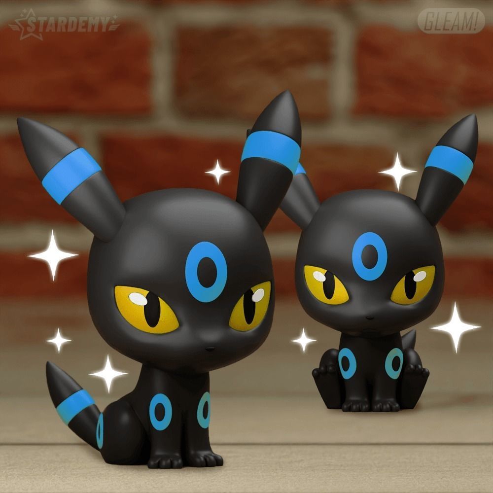 Umbreon Chibi Fanart 2 Models 3D print model_3