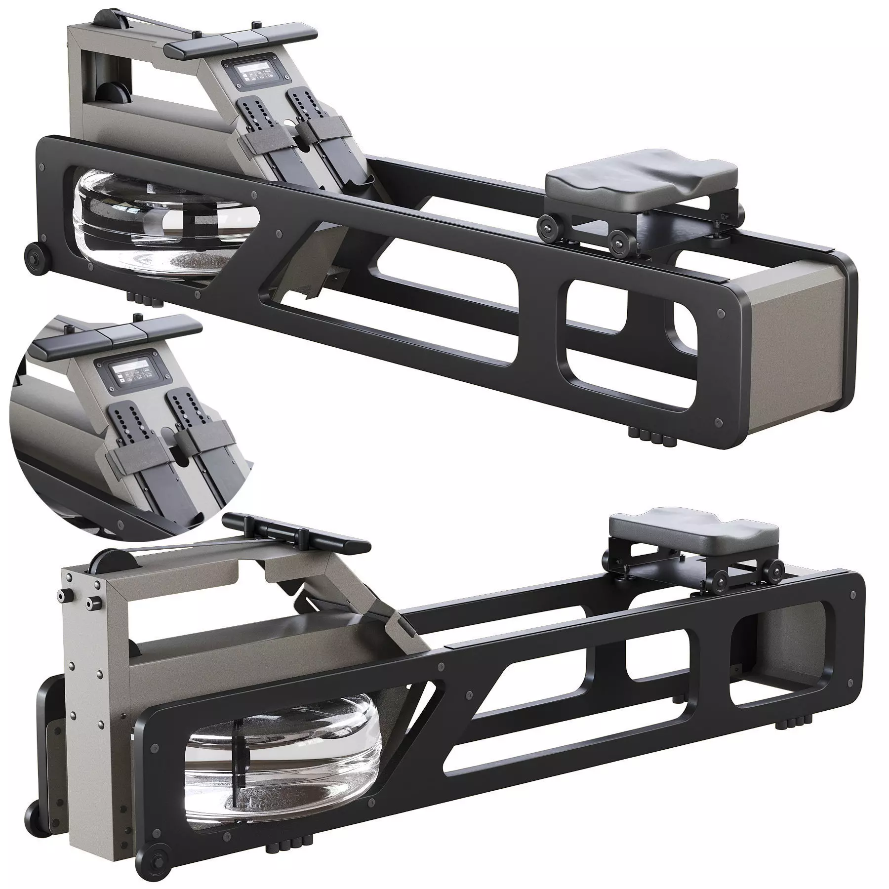 STIL-FIT Rowing Machine PRO 3D model