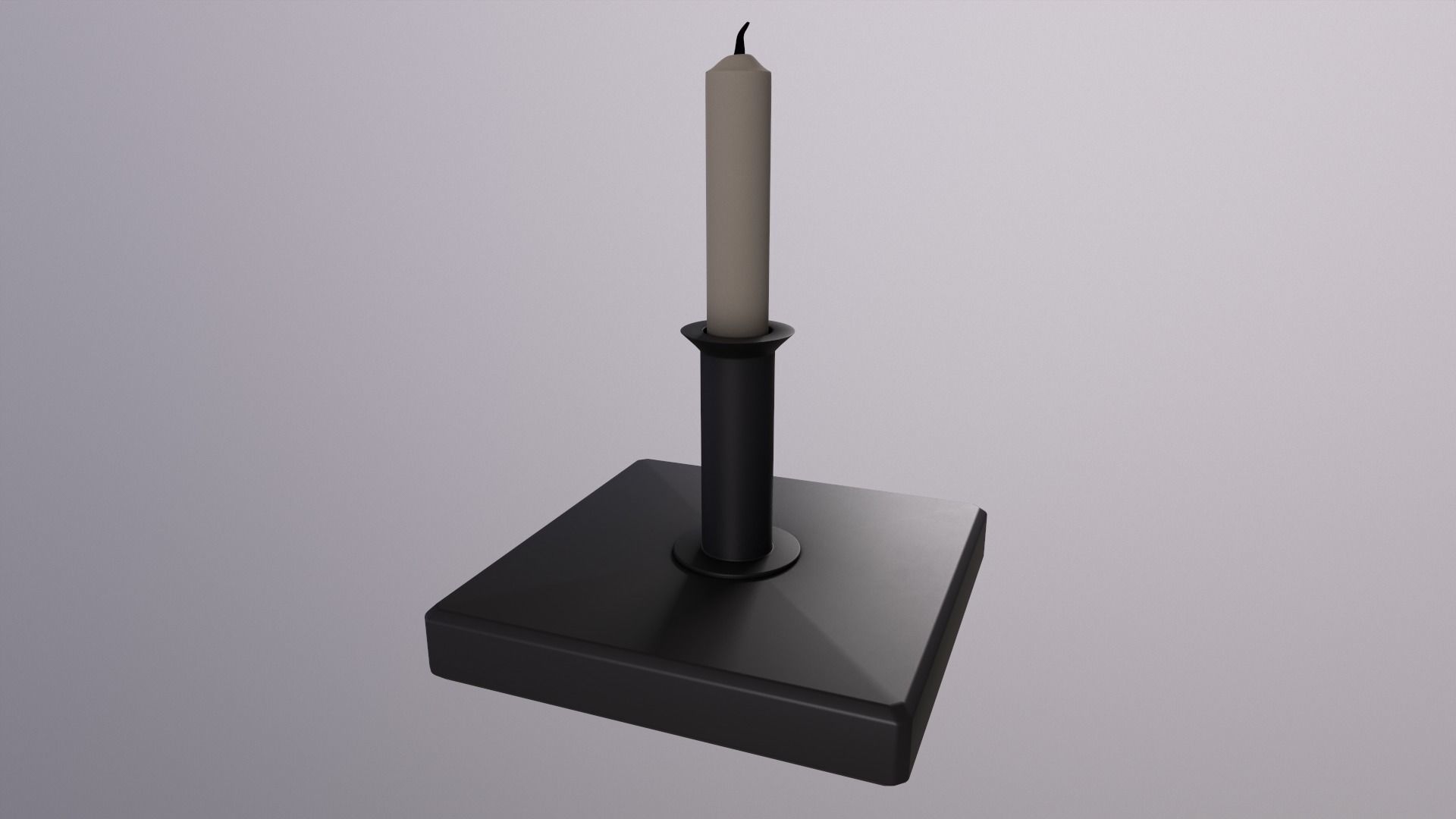 Candles and candleholders - Candlestick Holder - GAME READY PBR Low-poly 3D model_2
