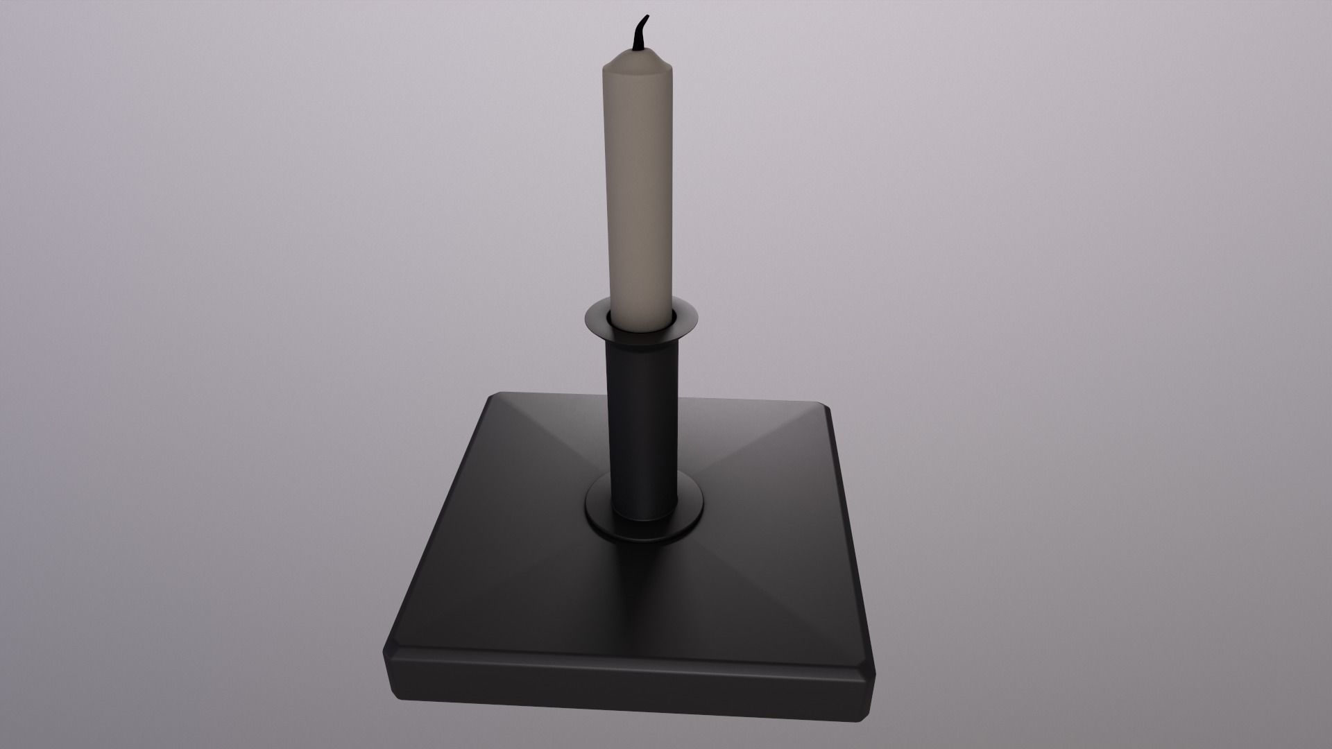 Candles and candleholders - Candlestick Holder - GAME READY PBR Low-poly 3D model_1