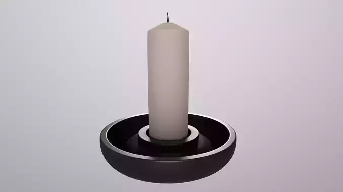 Candles and candleholders-Decorative Candle Holder-PBR 3D MODEL