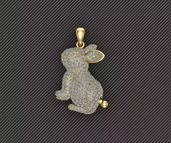 Rabbit 3D print model