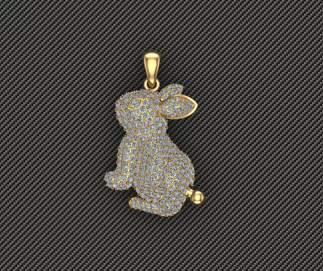 Rabbit 3D print model_0