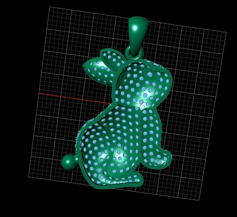 Rabbit 3D print model_4