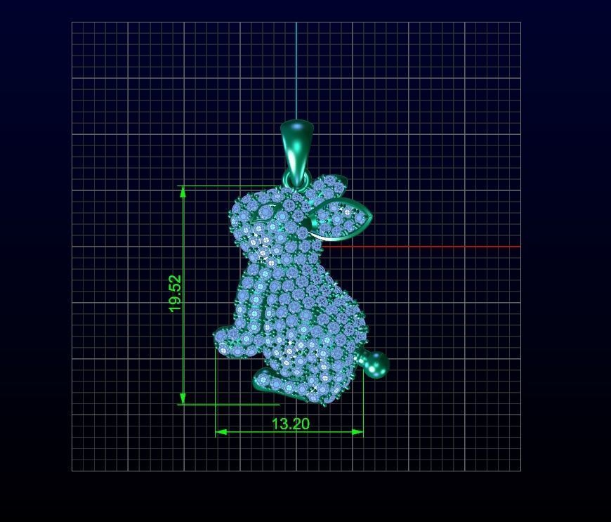 Rabbit 3D print model_1