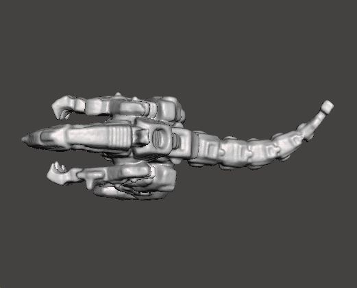 DEATH SAURER GASHAPON PVC PLASTIC FIGURE TOY MINI MODEL 3D print model_4