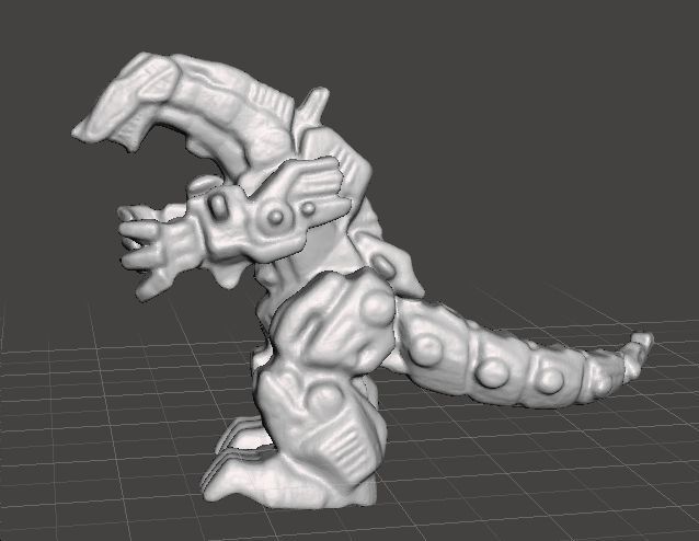 DEATH SAURER GASHAPON PVC PLASTIC FIGURE TOY MINI MODEL 3D print model_1