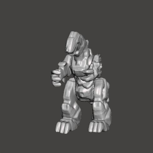 DEATH SAURER GASHAPON PVC PLASTIC FIGURE TOY MINI MODEL 3D print model_2