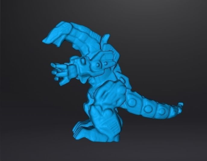 DEATH SAURER GASHAPON PVC PLASTIC FIGURE TOY MINI MODEL 3D print model_7