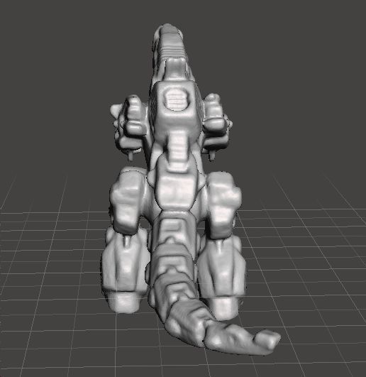 DEATH SAURER GASHAPON PVC PLASTIC FIGURE TOY MINI MODEL 3D print model_3