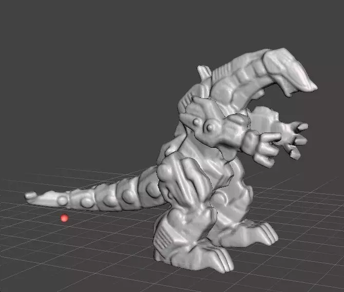 DEATH SAURER GASHAPON PVC PLASTIC FIGURE TOY MINI MODEL 3D print model_0