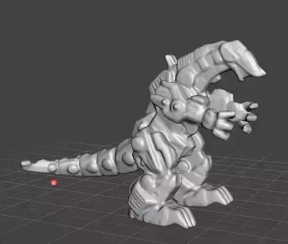 DEATH SAURER GASHAPON PVC PLASTIC FIGURE TOY MINI MODEL 3D print model