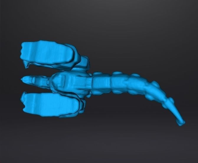 DEATH SAURER GASHAPON PVC PLASTIC FIGURE TOY MINI MODEL 3D print model_11