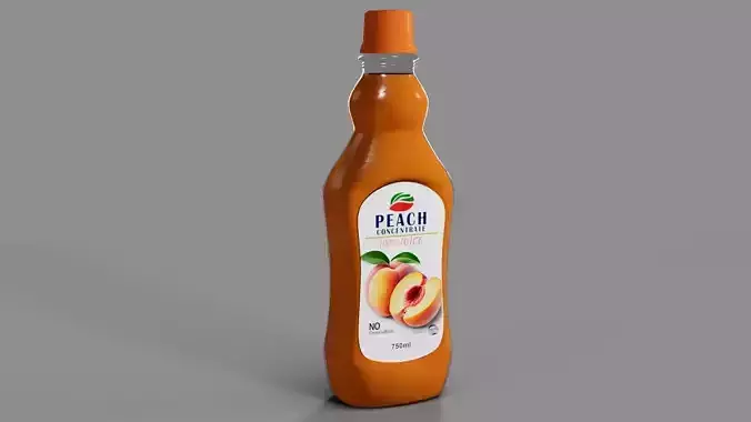 Peach Juice Bottle