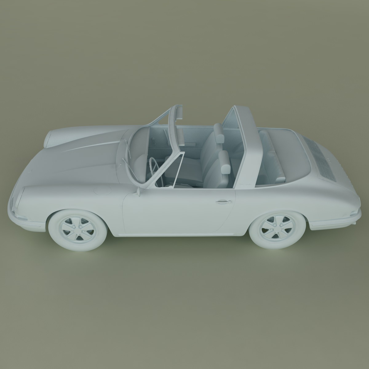 Porsche 911 Targa 3D model_10