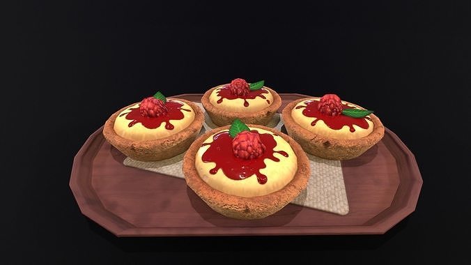 Raspberry Pie  Low-poly 3D model 6