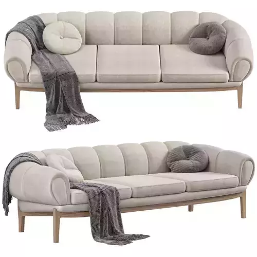 Croissant 3 Seater Sofa