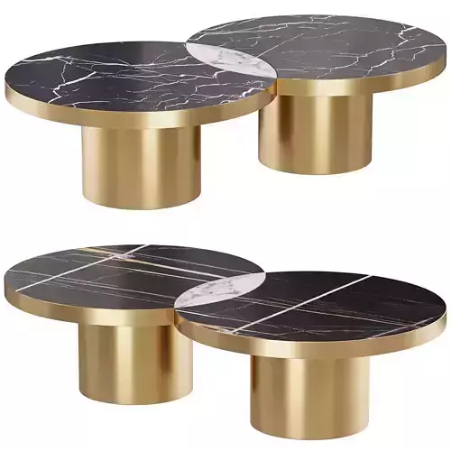 Ceramic Marble Coffee Table 