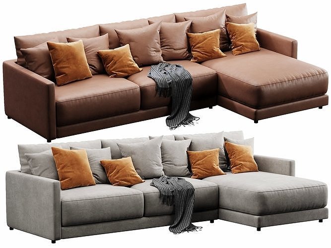 Crate and Barrel Gather sofa 3D model