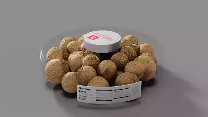 Sesame Balls Free 3D model