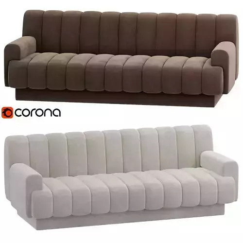 Boucle Deep Channel Sofa