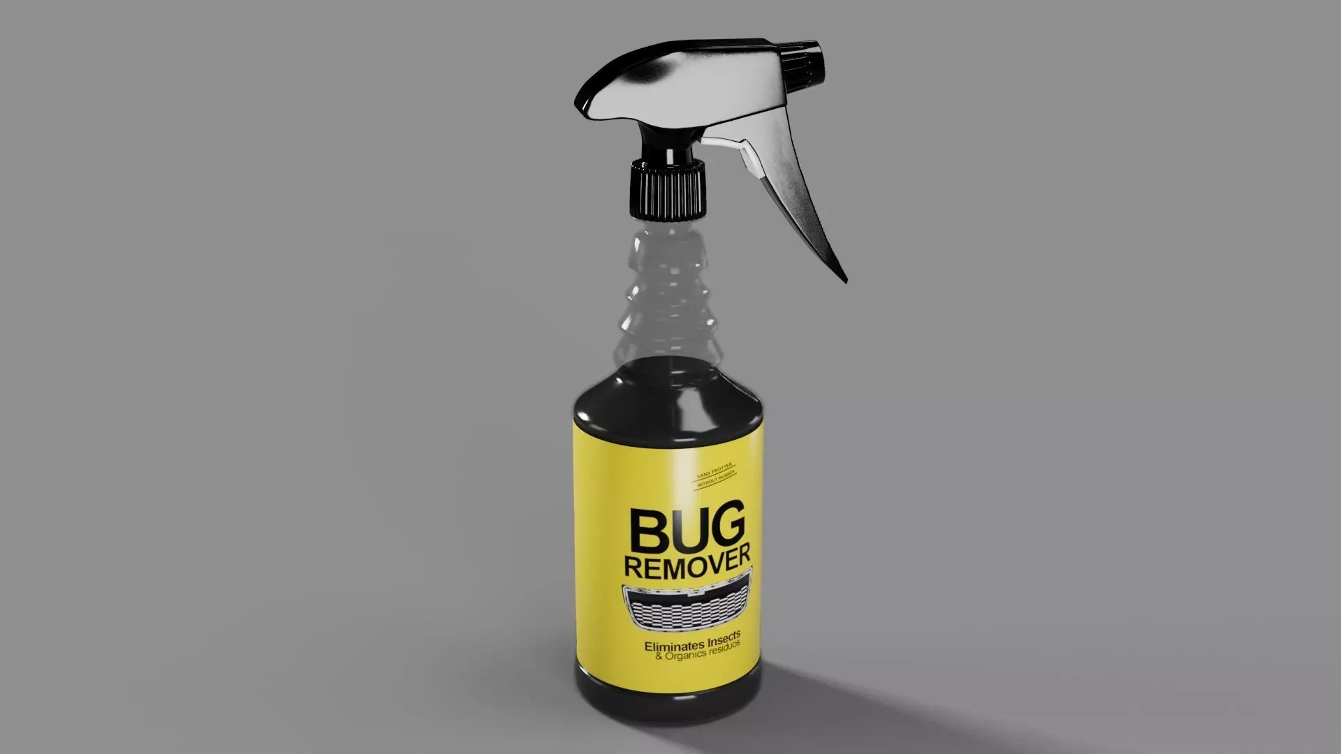 Bug Spray Remover 3D model_0