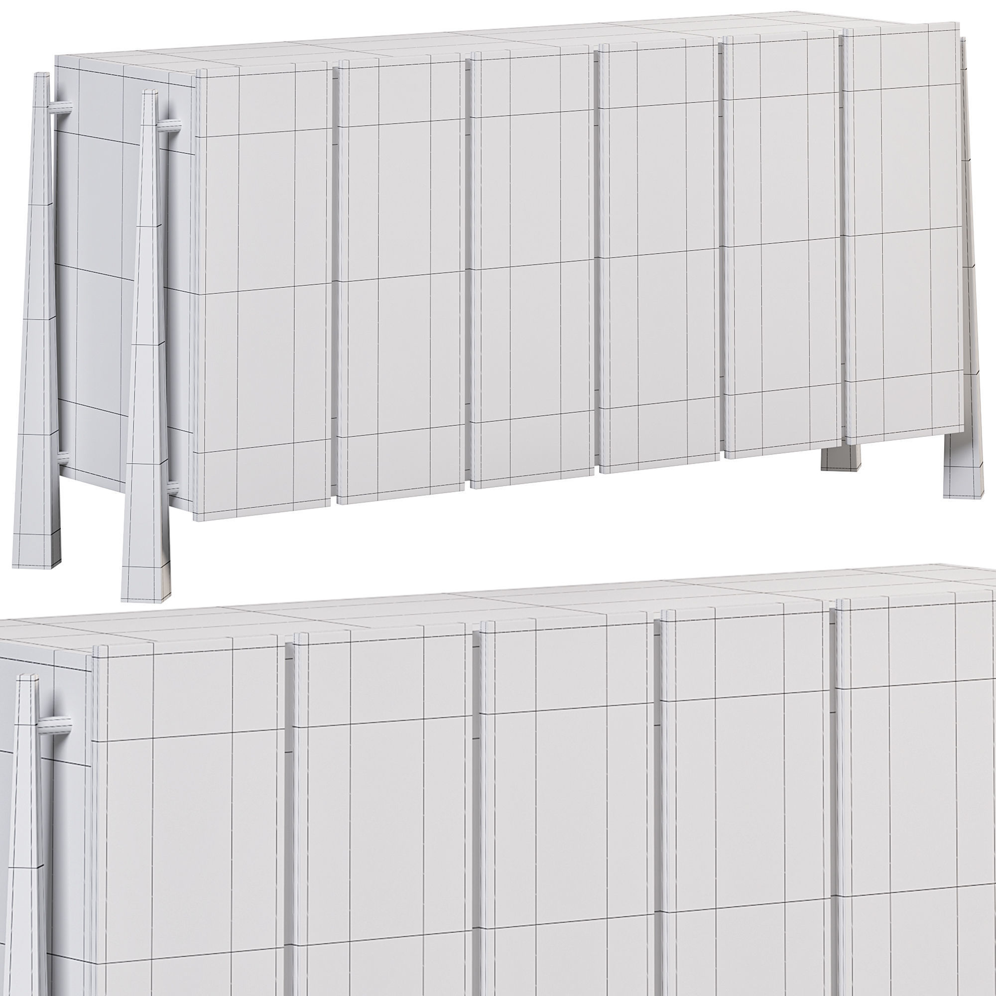 EATON sideboard by Jean de Merry 3D model_2