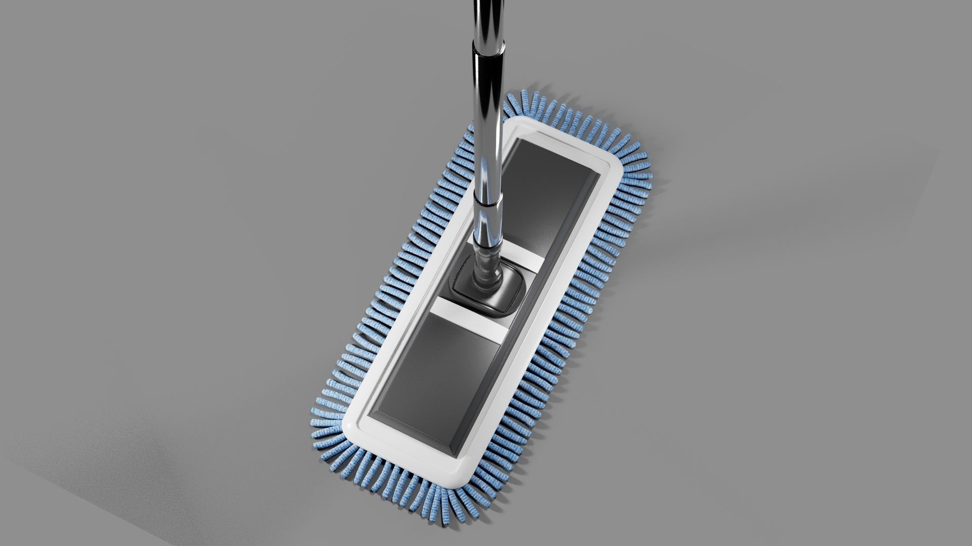 Mop Broom 3D model_2