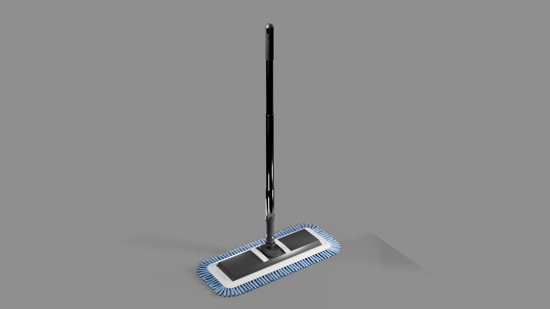 Mop Broom 3D model_1